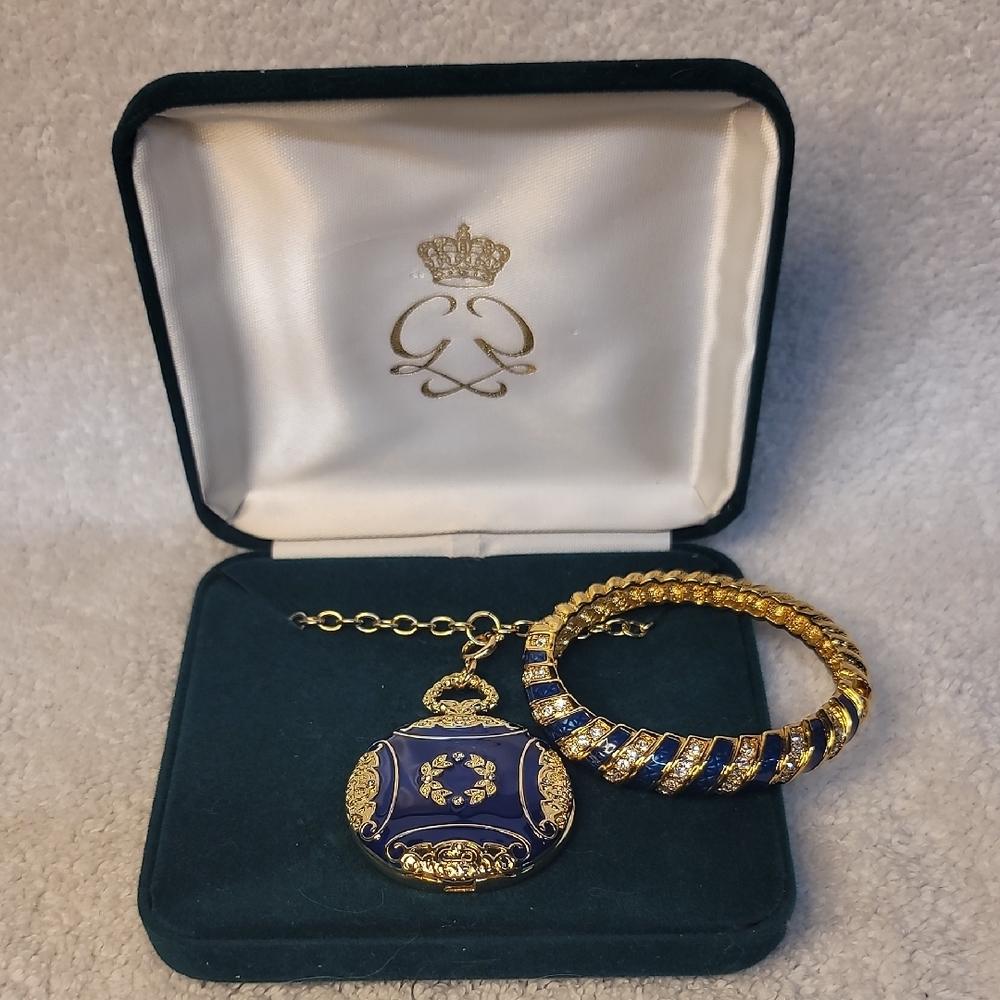 Grace Kelly Reversible Photo Locket Necklace Princess Grace Collection